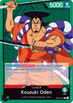 Kouzuki Oden (OP01-031) (V.1) - Romance Dawn (Leader) [OP01-031] - Cards Beyond