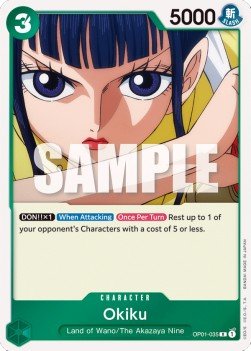 Okiku (OP01-035) - Romance Dawn (Rare) [OP01-035] - Cards Beyond