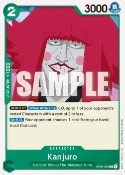 Kanjuro (OP01-038) - Romance Dawn (Common) [OP01-038] - Cards Beyond