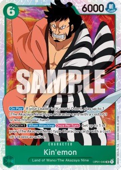 Kin'emon (OP01-040) (V.1) - Romance Dawn (Super Rare) [OP01-040] - Cards Beyond