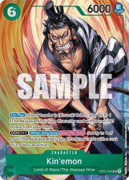 Kin'emon (OP01-040) (V.2) - Romance Dawn (Alternate Art) [OP01-040] - Cards Beyond