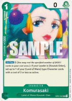 Komurasaki (OP01-042) - Romance Dawn (Uncommon) [OP01-042] - Cards Beyond