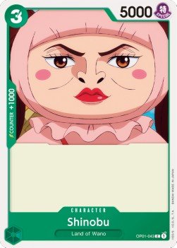 Shinobu (OP01-043) - Romance Dawn (Common) [OP01-043] - Cards Beyond