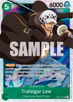 Trafalgar Law (OP01-047) (V.1) - Romance Dawn (Super Rare) [OP01-047] - Cards Beyond