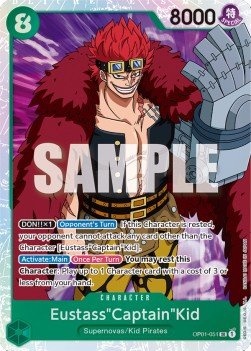 Eustass"Captain"Kid (OP01-051) (V.1) - Romance Dawn (Super Rare) [OP01-051] - Cards Beyond