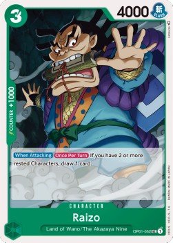 Raizo (OP01-052) - Romance Dawn (Uncommon) [OP01-052] - Cards Beyond