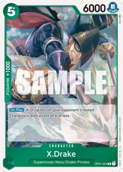 X.Drake (OP01-054) - Romance Dawn (Rare) [OP01-054] - Cards Beyond
