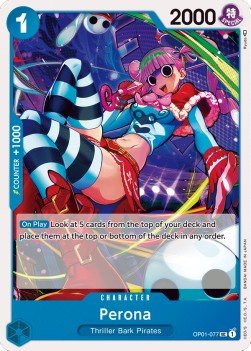 Perona (OP01-077) (V.1) - Romance Dawn (Uncommon) [OP01-077] - Cards Beyond
