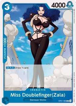 Miss Doublefinger(Zala) (OP01-080) - Romance Dawn (Common) [OP01-080] - Cards Beyond