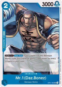 Mr.1(Daz.Bonez) (OP01-083) - Romance Dawn (Uncommon) [OP01-083] - Cards Beyond