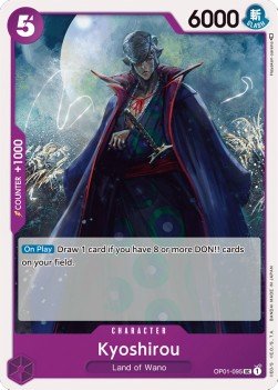 Kyoshirou (OP01-095) - Romance Dawn (Uncommon) [OP01-095] - Cards Beyond