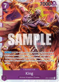 King (OP01-096) (V.1) - Romance Dawn (Super Rare) [OP01-096] - Cards Beyond
