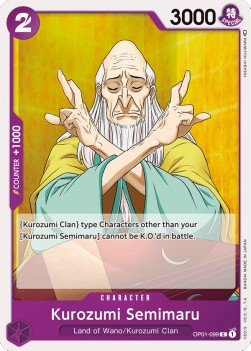 Kurozumi Semimaru (OP01-099) - Romance Dawn (Common) [OP01-099] - Cards Beyond