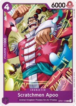 Scratchmen Apoo (OP01-103) - Romance Dawn (Common) [OP01-103] - Cards Beyond