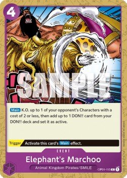 Elephant's Marchoo (OP01-115) - Romance Dawn (Common) [OP01-115] - Cards Beyond