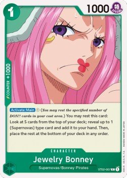 Jewelry Bonney (ST02-007) (V.1) - Starter Deck: Worst Generation (Common) [ST-02-007] - Cards Beyond
