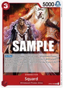 Squard (OP02-009) (V.1) - Paramount War (Uncommon) [OP02-009] - Cards Beyond