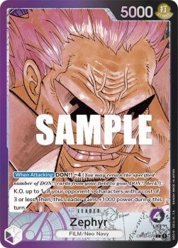 Zephyr (OP02-072) (V.2) - Paramount War (Alternate Art) [OP02-072] - Cards Beyond
