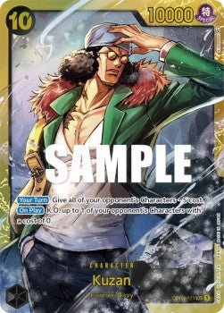 Kuzan (OP02-121) (V.1) - Paramount War (Secret Rare) [OP02-121] - Cards Beyond