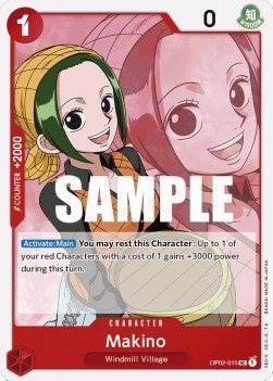 Makino (OP02-015) - Paramount War (Uncommon) [OP02-015] - Cards Beyond