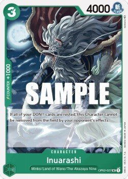 Inuarashi (OP02-027) - Paramount War (Uncommon) [OP02-027] - Cards Beyond