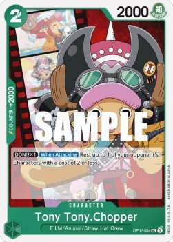 Tony Tony.Chopper (OP02-034) - Paramount War (Uncommon) [OP02-034] - Cards Beyond
