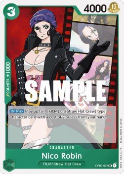 Nico Robin (OP02-037) - Paramount War (Uncommon) [OP02-037] - Cards Beyond