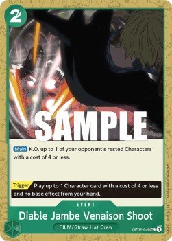 Diable Jambe Venaison Shoot (OP02-046) - Paramount War (Uncommon) [OP02-046] - Cards Beyond