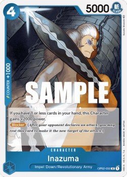 Inazuma (OP02-050) - Paramount War (Rare) [OP02-050] - Cards Beyond