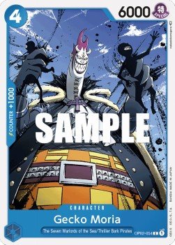 Gecko Moria (OP02-054) - Paramount War (Common) [OP02-054] - Cards Beyond