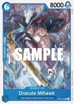 Dracule Mihawk (OP02-055) - Paramount War (Common) [OP02-055] - Cards Beyond