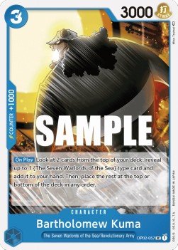 Bartholomew Kuma (OP02-057) - Paramount War (Uncommon) [OP02-057] - Cards Beyond