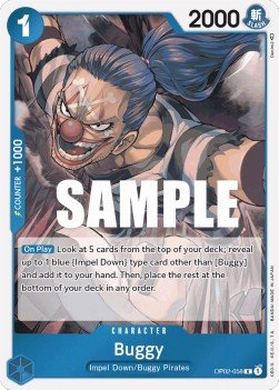 Buggy (OP02-058) (V.1) - Paramount War (Rare) [OP02-058] - Cards Beyond