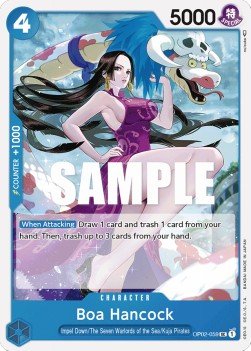 Boa Hancock (OP02-059) (V.1) - Paramount War (Uncommon) [OP02-059] - Cards Beyond