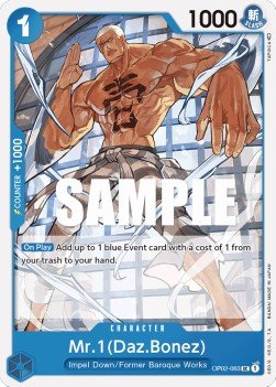 Mr.1 (Daz.Bonez) (OP02-063) - Paramount War (Uncommon) [OP02-063] - Cards Beyond
