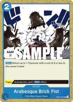Arabesque Brick Fist (OP02-067) - Paramount War (Uncommon) [OP02-067] - Cards Beyond