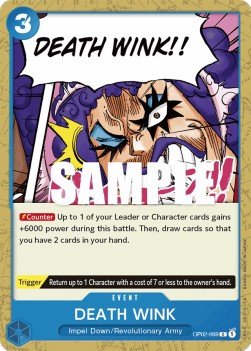 DEATH WINK (OP02-069) - Paramount War (Common) [OP02-069] - Cards Beyond