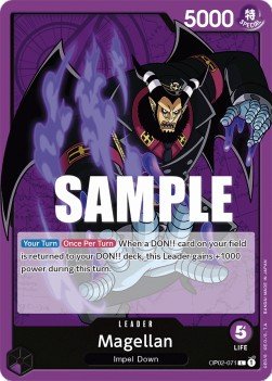 Magellan (OP02-071) (V.1) - Paramount War (Leader) [OP02-071] - Cards Beyond