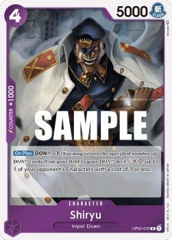 Shiryu (OP02-076) - Paramount War (Rare) [OP02-076] - Cards Beyond