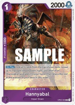 Hannyabal (OP02-083) - Paramount War (Rare) [OP02-083] - Cards Beyond