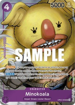Minokoala (OP02-086) (V.2) - Paramount War (Alternate Art) [OP02-086] - Cards Beyond