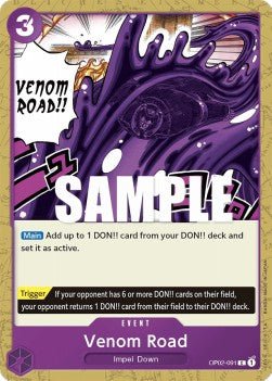 Venom Road (OP02-091) - Paramount War (Common) [OP02-091] - Cards Beyond