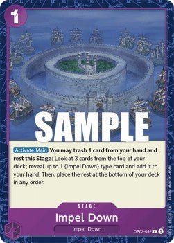 Impel Down (OP02-092) - Paramount War (Common) [OP02-092] - Cards Beyond
