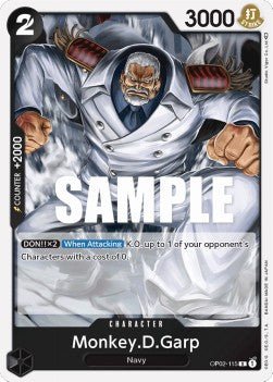 Monkey.D.Garp (OP02-115) (V.1) - Paramount War (Rare) [OP02-115] - Cards Beyond