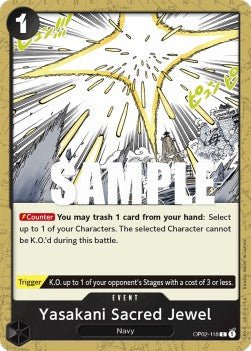 Yasakani Sacred Jewel (OP02-118) - Paramount War (Common) [OP02-118] - Cards Beyond