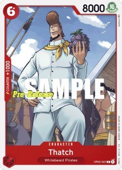 Thatch (OP02-007) - Promos: Paramount War (Common) [OP02P-007] - Cards Beyond