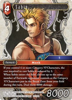 Sabin (19-010) (V.1) - From Nightmares (Hero) [OP19-010] - Cards Beyond