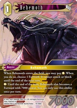 Behemoth (19-066) (V.1) - From Nightmares (Common) [OP19-066] - Cards Beyond