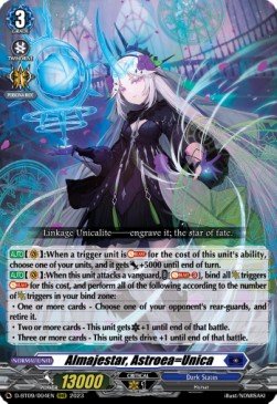 Almajestar, Astroea=Unica (V.1 - Triple Rare) - Dragontree Invasion (Triple Rare) [D-BT09-004] - Cards Beyond