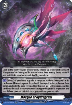 Masque of Hydragrum (V.1 - Double Rare) - Dragon Masquerade (Double Rare) [D-BT10-036] - Cards Beyond
